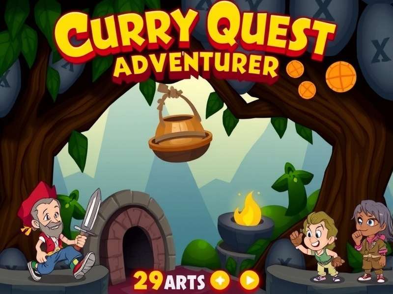Curry Quest Adventurer Game Screenshot